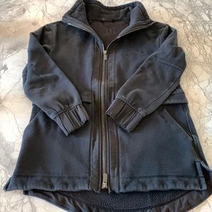 Lululemon scuba black double zipper sweatshirt